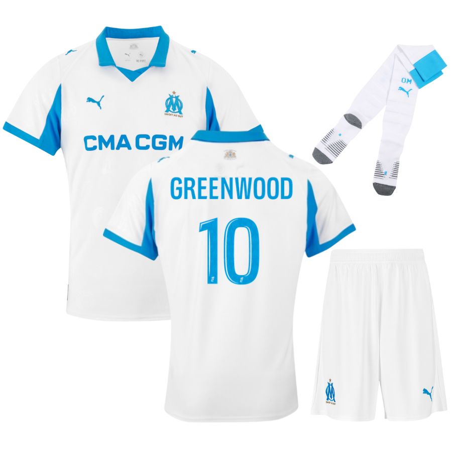 Maillot-Kit-Enfant-OM-Domicile-2025-2026-Greenwood