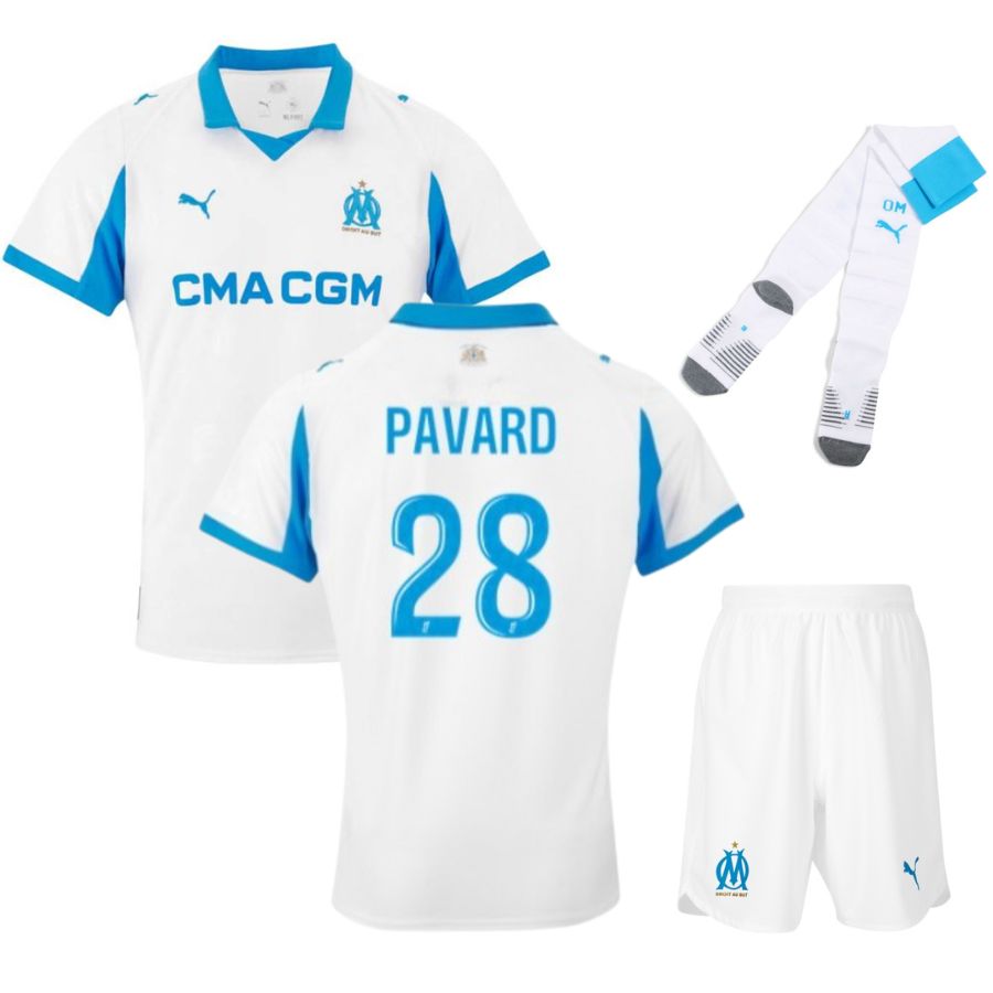 Maillot Kit Enfant Marseille Jul D&P Domicile 2025 2026 | Foot Sport