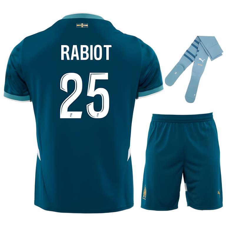 Maillot Kit Enfant Marseille Exterieur 2024 2025 | Foot Sport