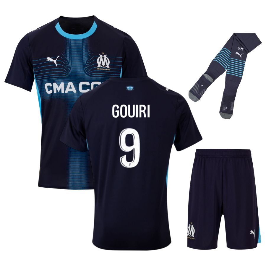 Maillot Kit Enfant Marseille Jul D&P Exterieur 2025 2026 | Foot Sport
