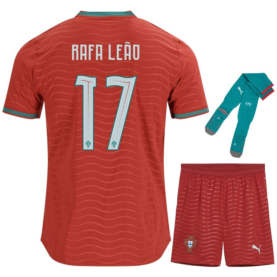 Maillot-Kit-Enfant-Portugal-Domicile-2026-2027-Rafa-Leao