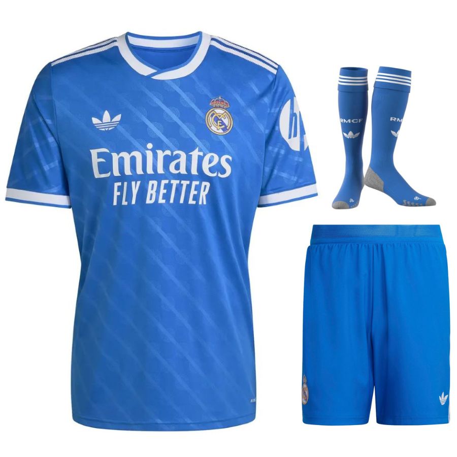Mbappe Real Madrid Third Kit Blue 2025 2026 | Foot Sport