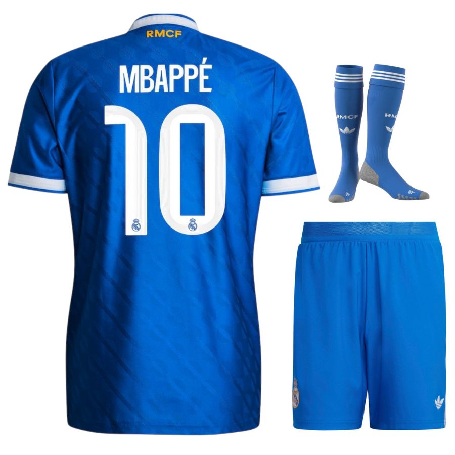 Maillot Kit Enfant Real Madrid Third Bleu 2025 2026 | Foot Sport