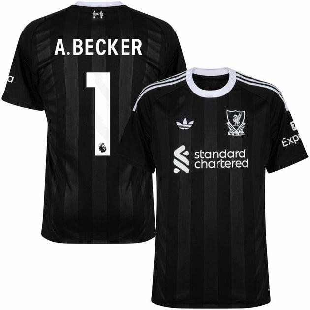 Men's Liverpool A. Becker Goalkeeper Third Jersey 2025-2026 Black