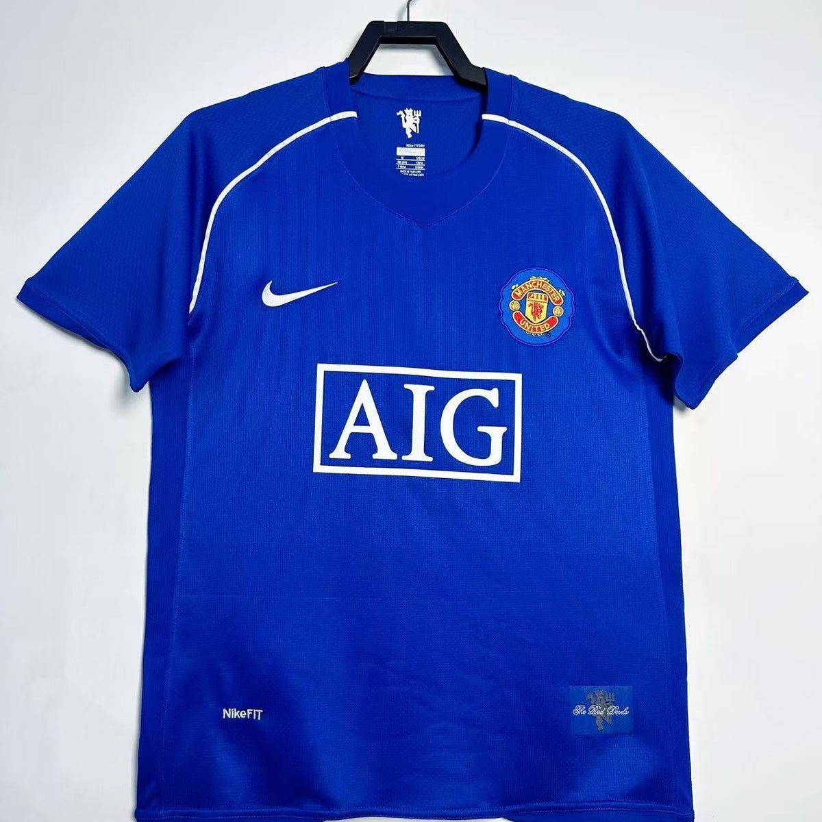 Maillot-Manchester-United-Retro-Vintage-2007-2008-Gardien-Homme-Bleu-1