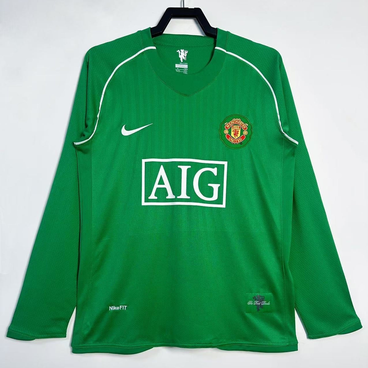 Maillot-Manchester-United-Retro-Vintage-Manches-Longues-2007-2008-Gardien-Homme-Vert-1