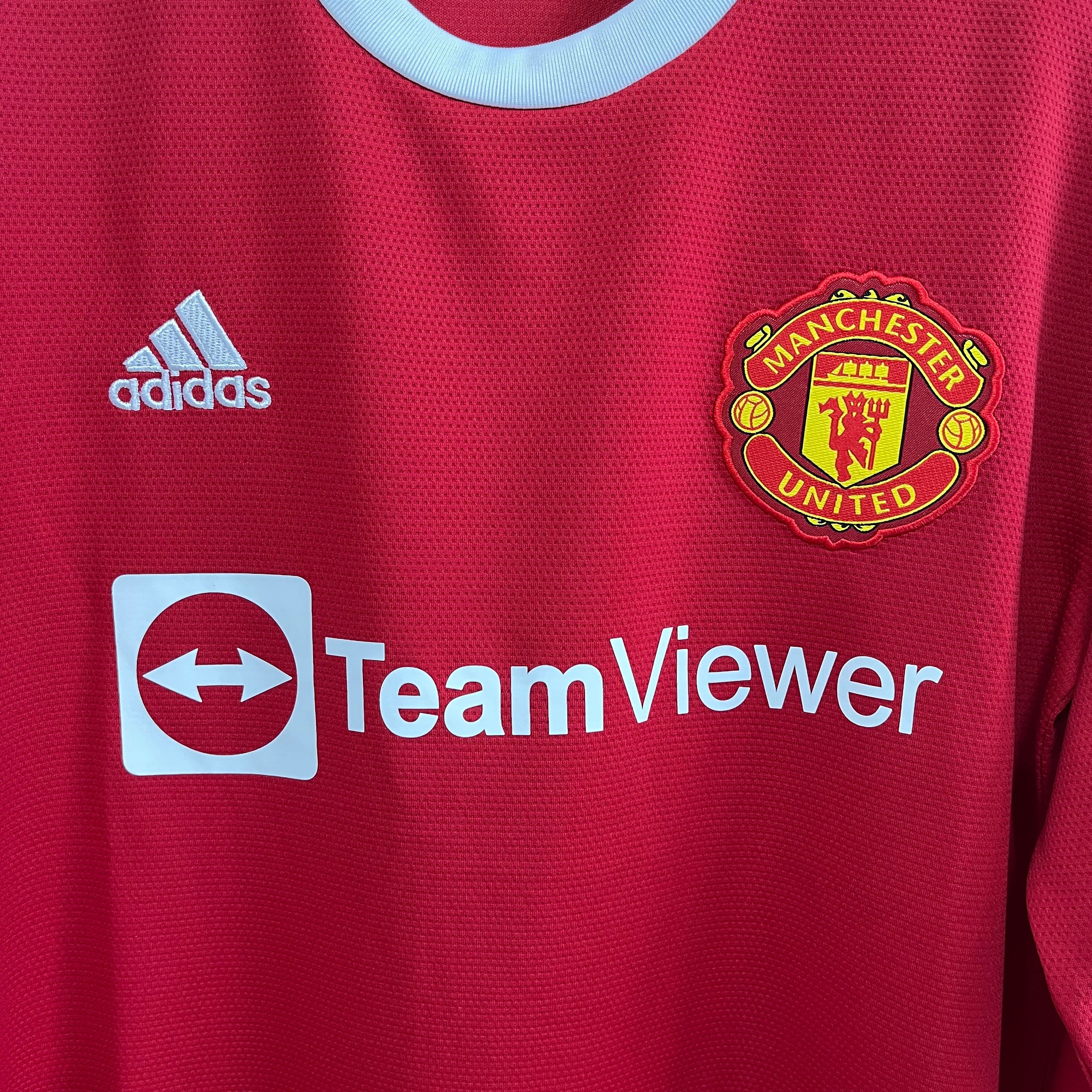 Maillot-Manchester-United-Retro-Vintage-Manches-Longues-2021-2022-Domicile-Homme-3