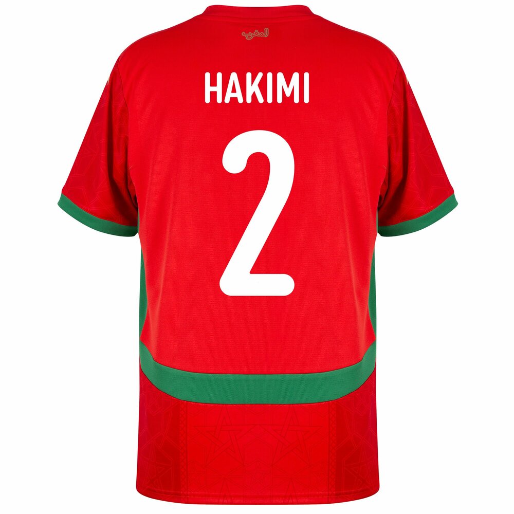 Maillot Maroc Homme Hakimi Domicile 2024 2025