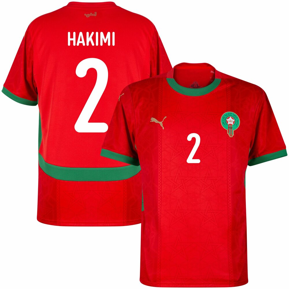 Maillot Maroc Homme Hakimi Domicile 2024 2025