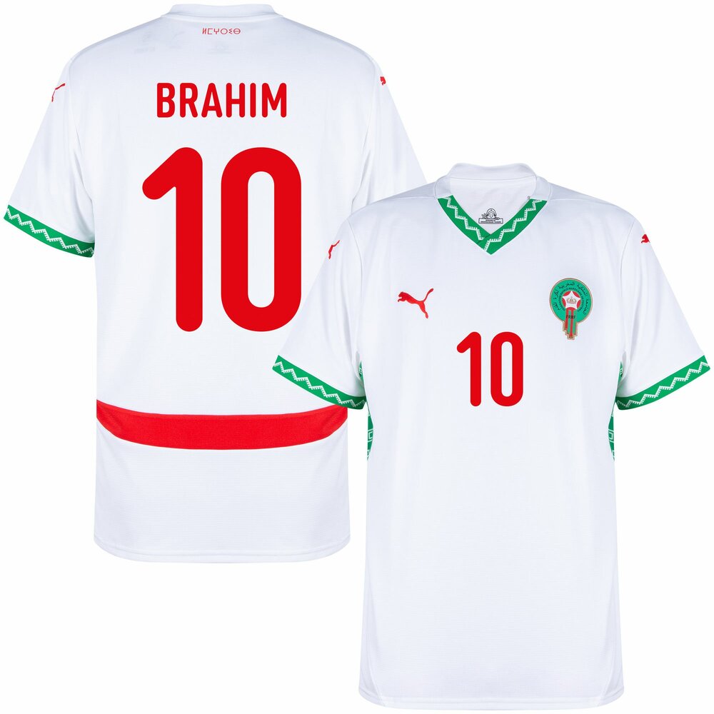 Maillot Maroc Homme Brahim Exterieur 2024 2025