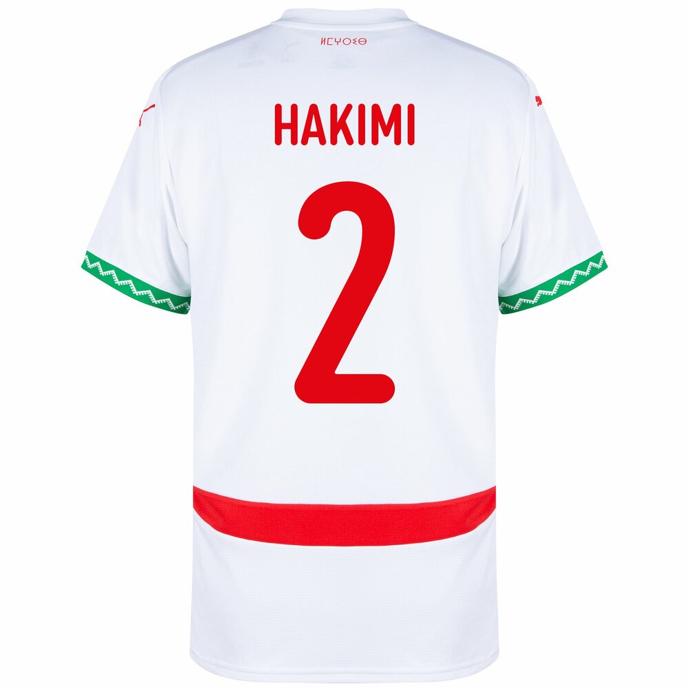 Maillot Maroc Homme Hakimi 2 Exterieur 2024 2025 | Foot Sport