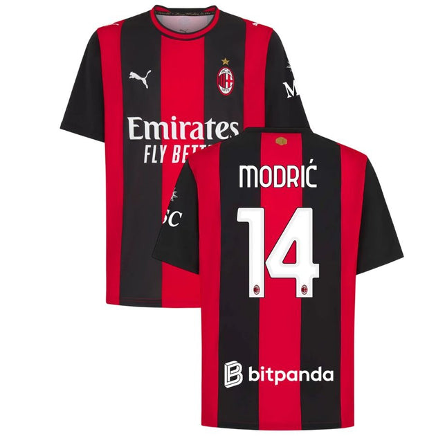 AC Milan MODRIĆ 14 ユニフォーム AC Milan Modric Home Jersey Men 2026 2027 | Foot Sport – Foot