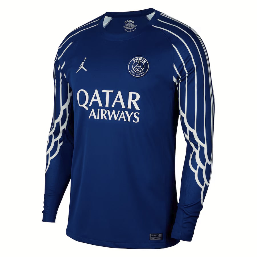 Maillot PSG Fourth Manches Longues Homme 2025 2026 Bleu | Foot Sport
