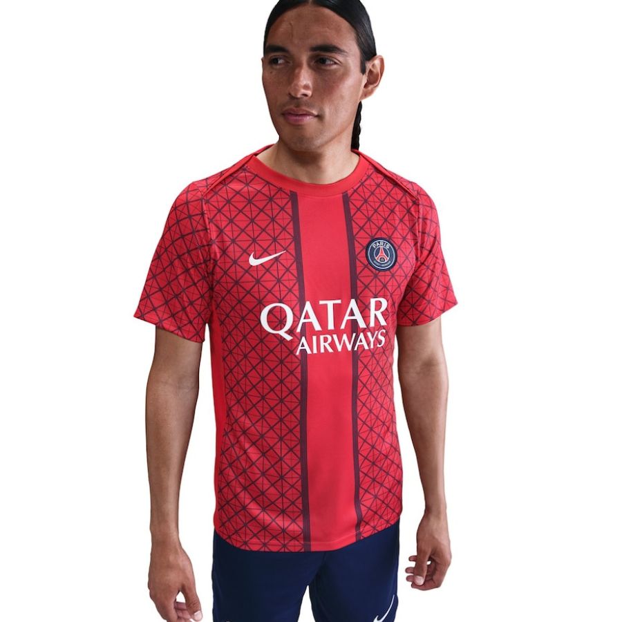Maillot Training PSG 2025 2026 Homme/Enfant Rouge | Foot Sport