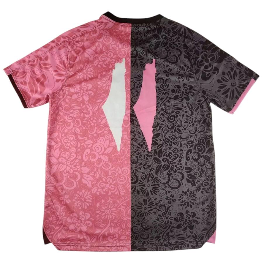 Camiseta Palestina Edición Especial Negra/Rosa para Hombre 2025-2026 | Foot Sport