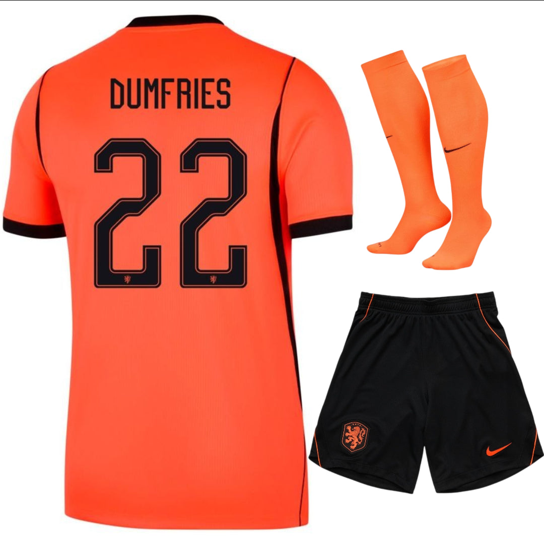 Maillot-Pays-Bas-Kit-Enfant-Domicile-2026-2027-Dumfries-2