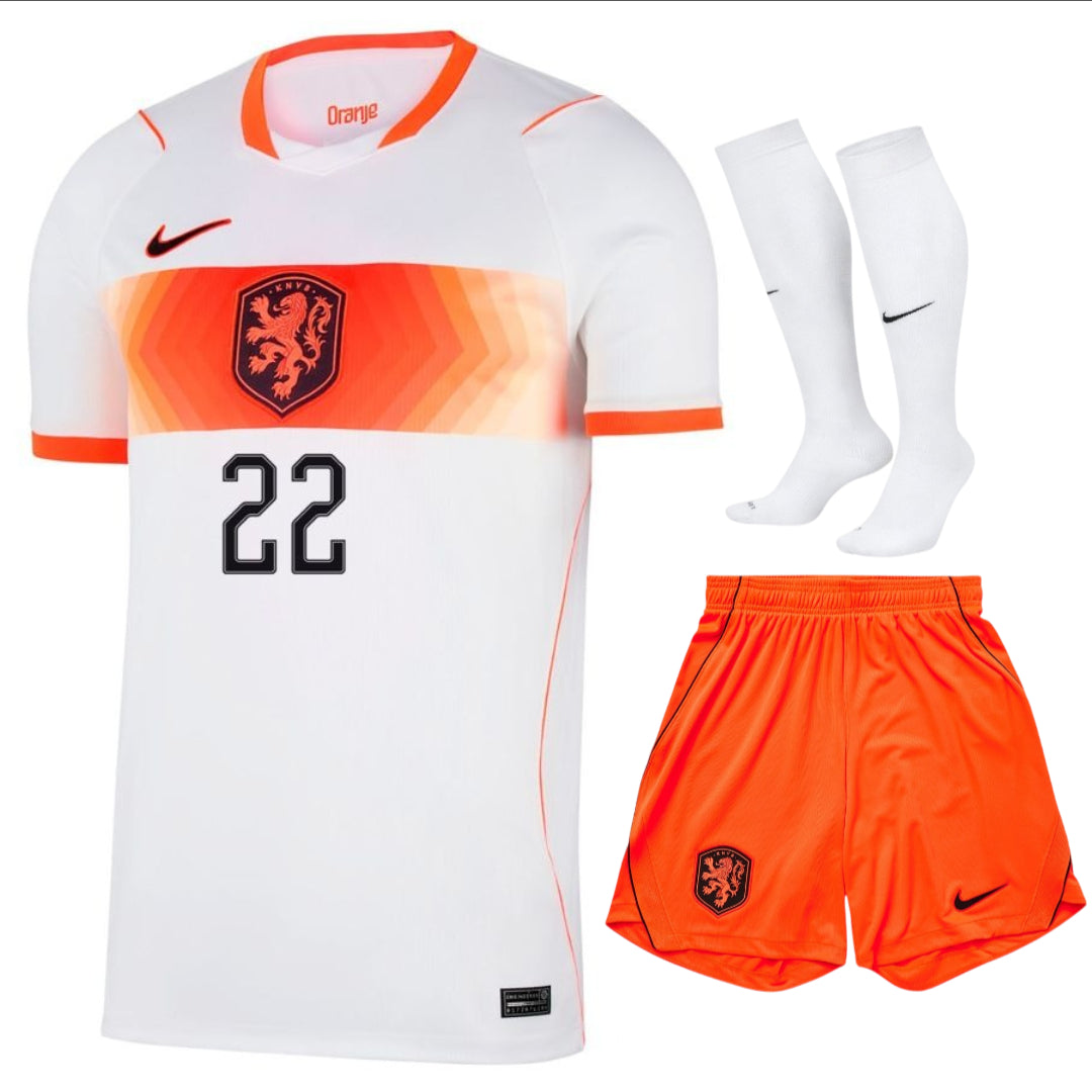 Maillot-Pays-Bas-Kit-Enfant-Exterieur-2026-2027-Dumfries-3