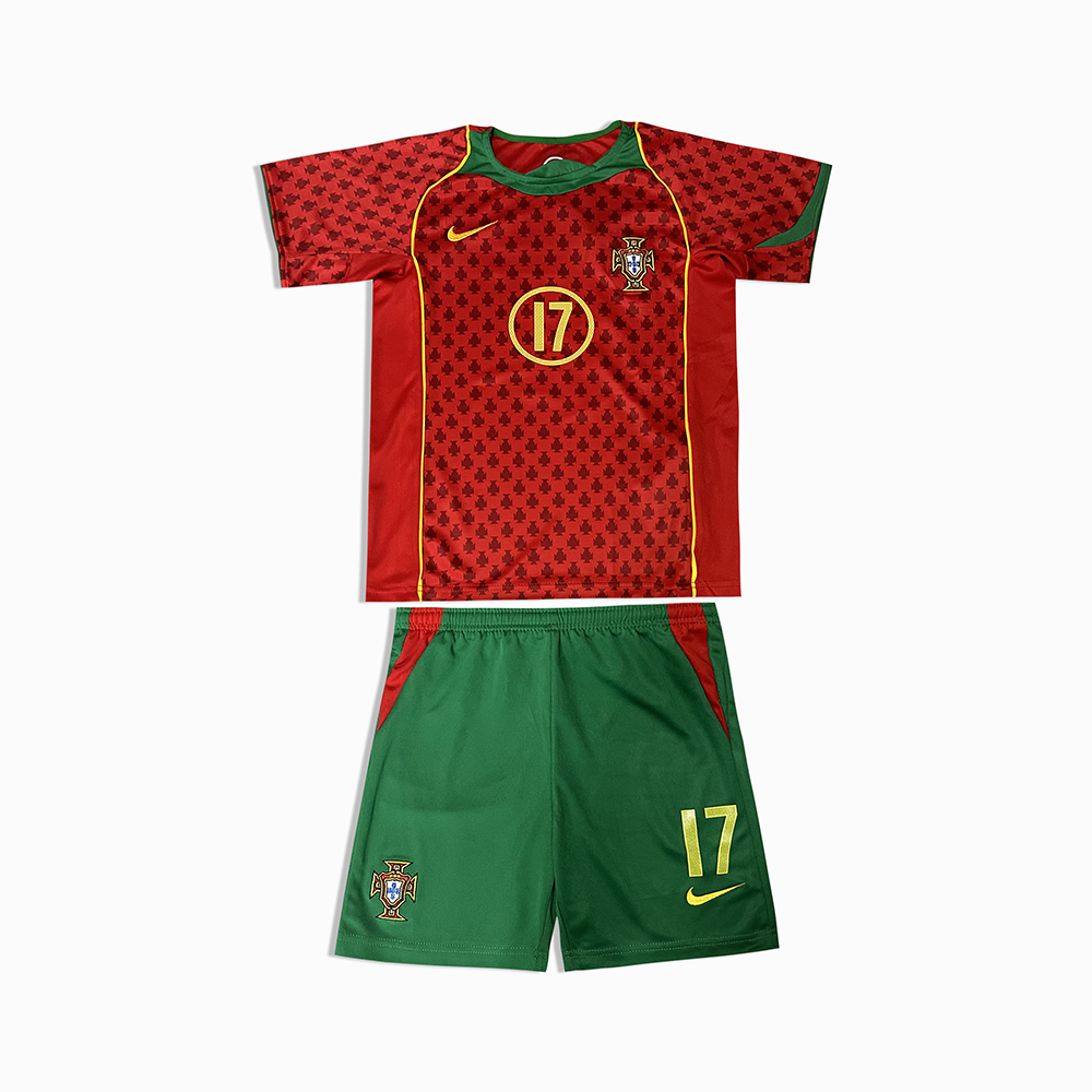 Maillot-Portugal-Kit-Enfant-Ronaldo-Domicile-2004-1