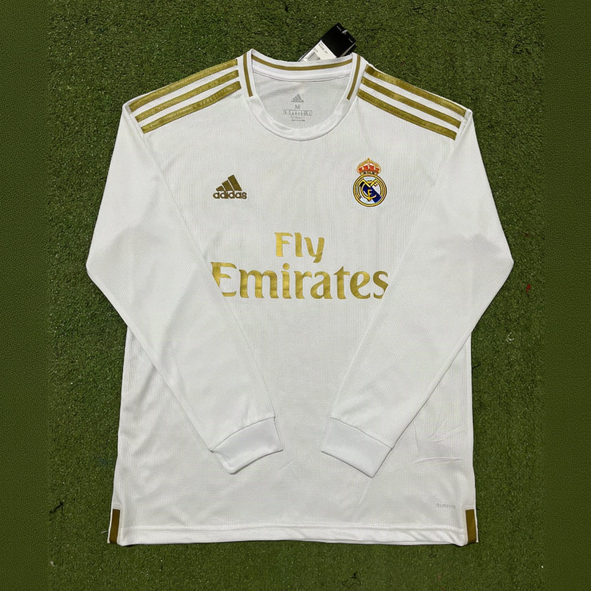 Maillot-Real-Madrid-Manches-Longues-Retro-Vintage-2019-2020-Domicile-Homme-1