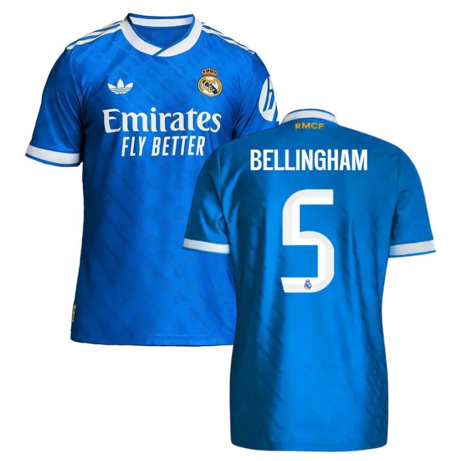 Maillot Bellingham 5 Real Madrid Third Bleu Homme 2025 2026 | Foot Sport