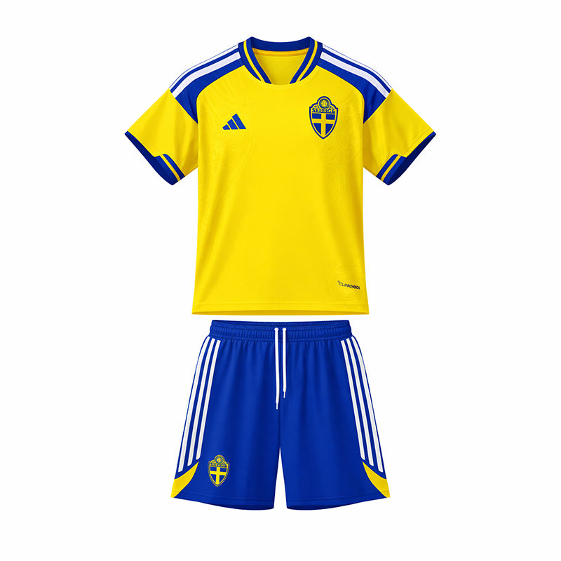 Maillot-Suede-Domicile-2026-2027-Kit-Enfant-1