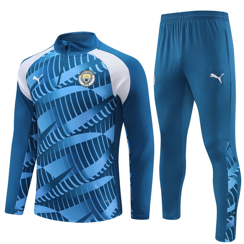 Survetement Manchester City Enfant Bleu Rayures 2023 2024 – Foot Sport