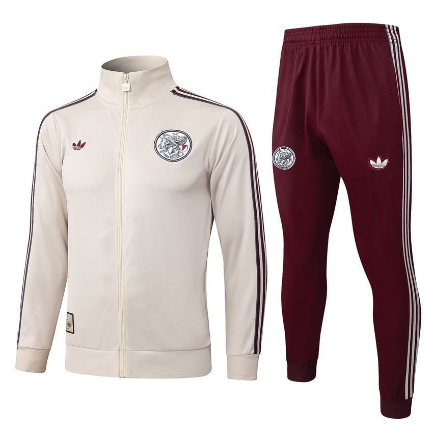 Survetement-Ajax-Veste-2025-2026-Beige-1