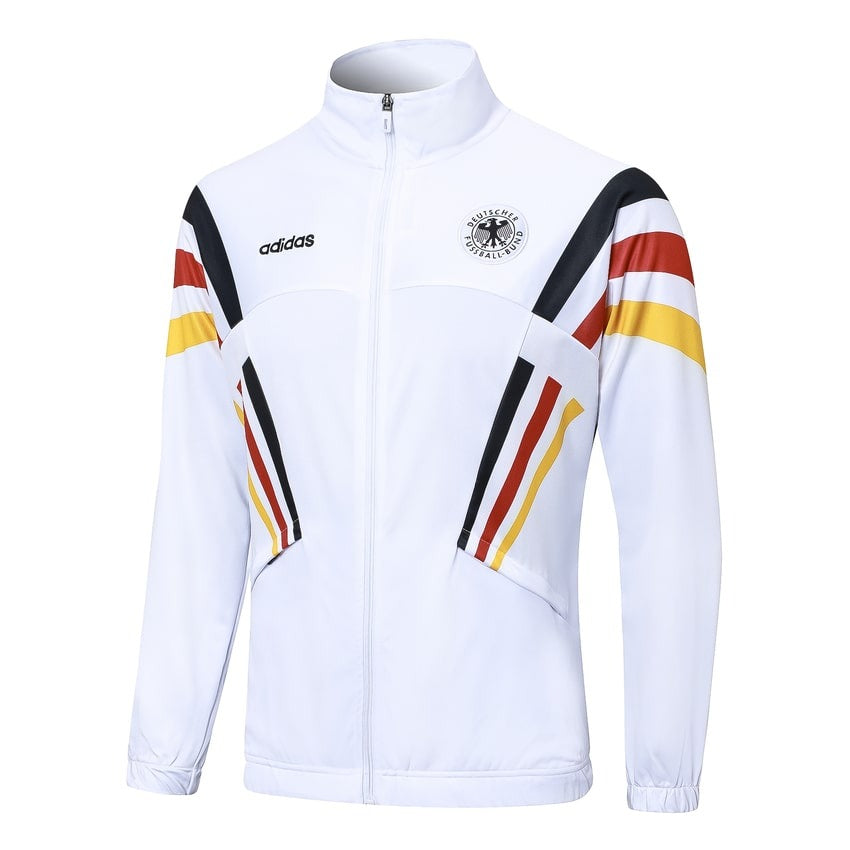 Survetement-Allemagne-Veste-2024-2025-Blanc-Motif-2