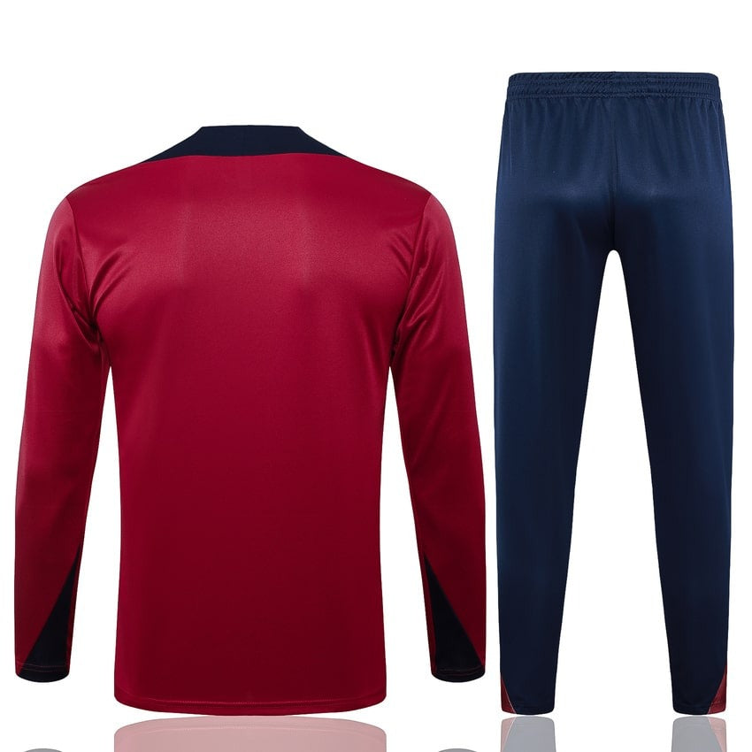 Survetement-Angleterre-Training-2024-2025-Rouge-4