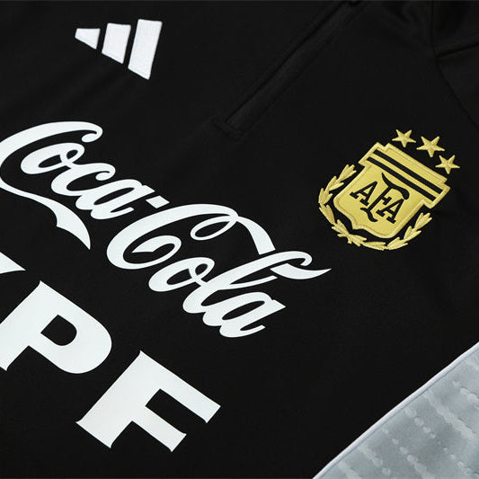 Survetement Argentine Training Homme/Enfant 2025 2026 Noir