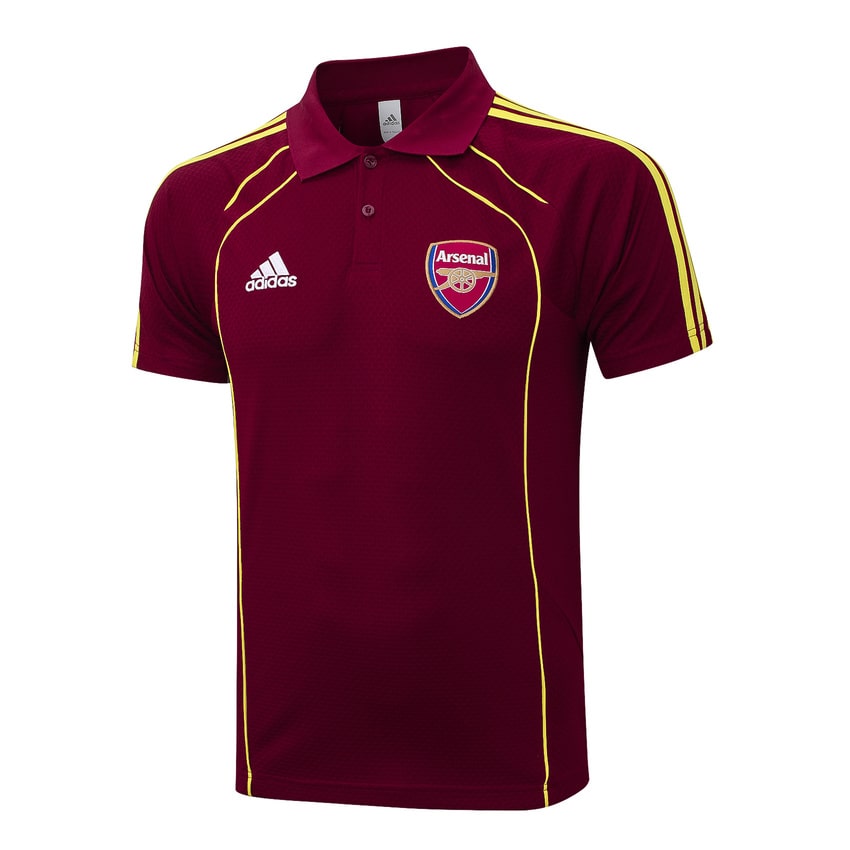 Polo Arsenal Homme 2025 2026 Rouge Foncé | Foot Sport
