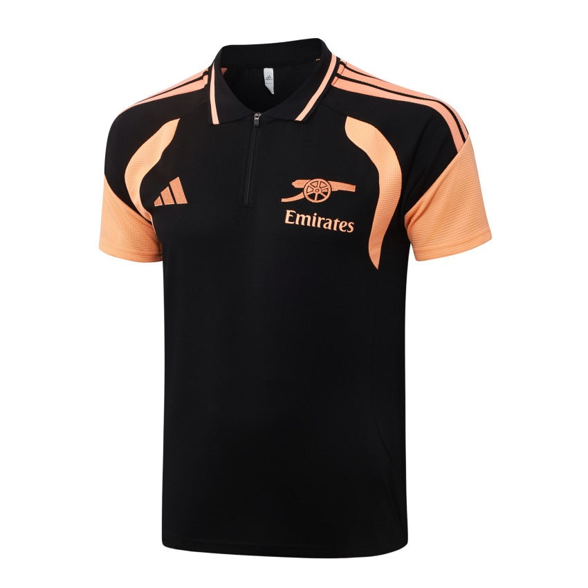 Survetement-Arsenal-Polo-2026-2027-Noir-Orange-4