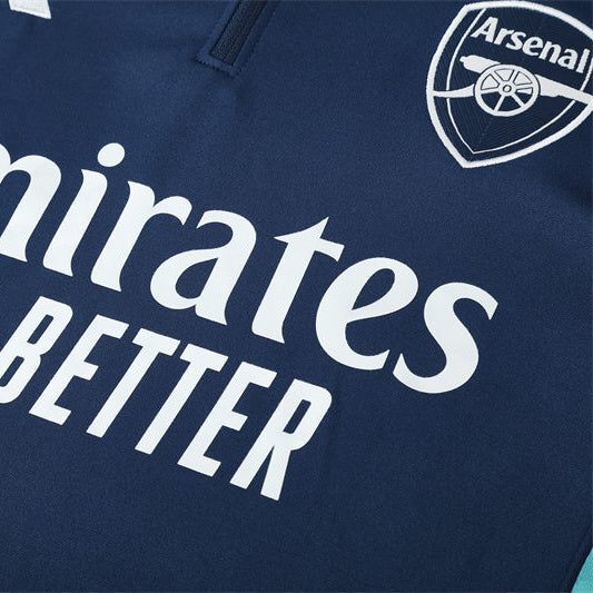 Survetement Arsenal Training Homme/Enfant 2025 2026 Blanc Bleu | Foot Sport