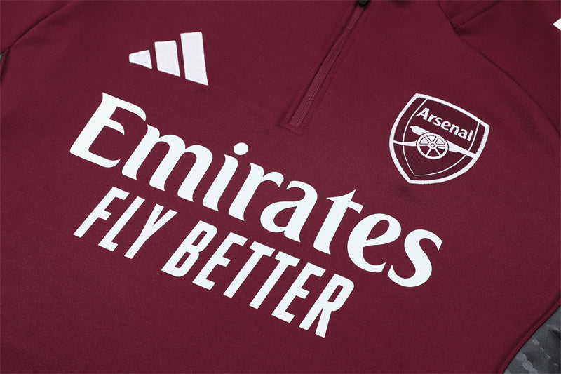 Survetement-Arsenal-Training-2025-2026-Rouge-Gris-3