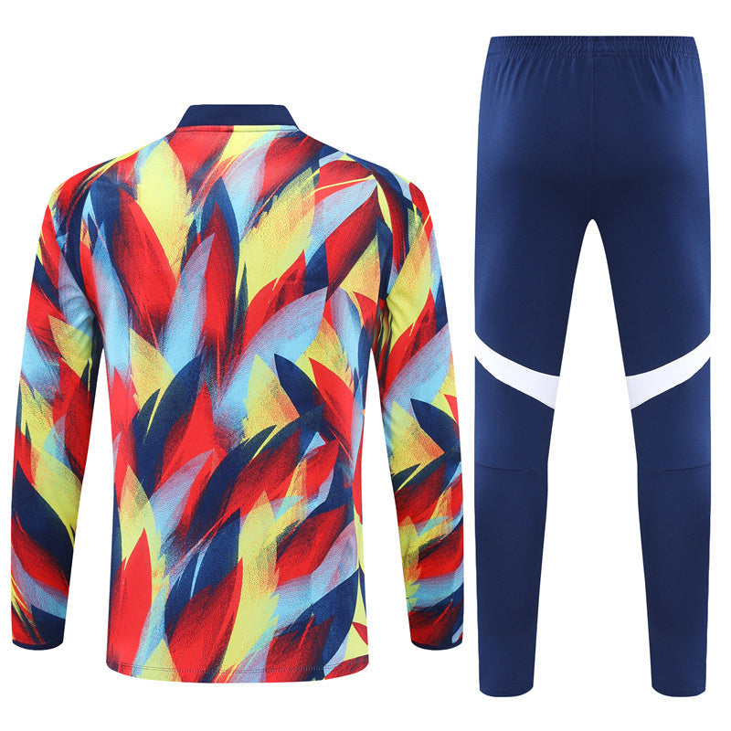 Survetement-Arsenal-Training-2025-2026-Rouge-Motif-3