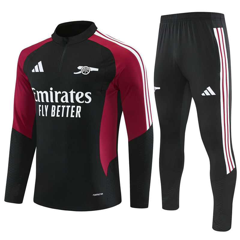 Survetement-Arsenal-Training-Homme-Enfant-2026-2027-Noir-Bordeaux-1