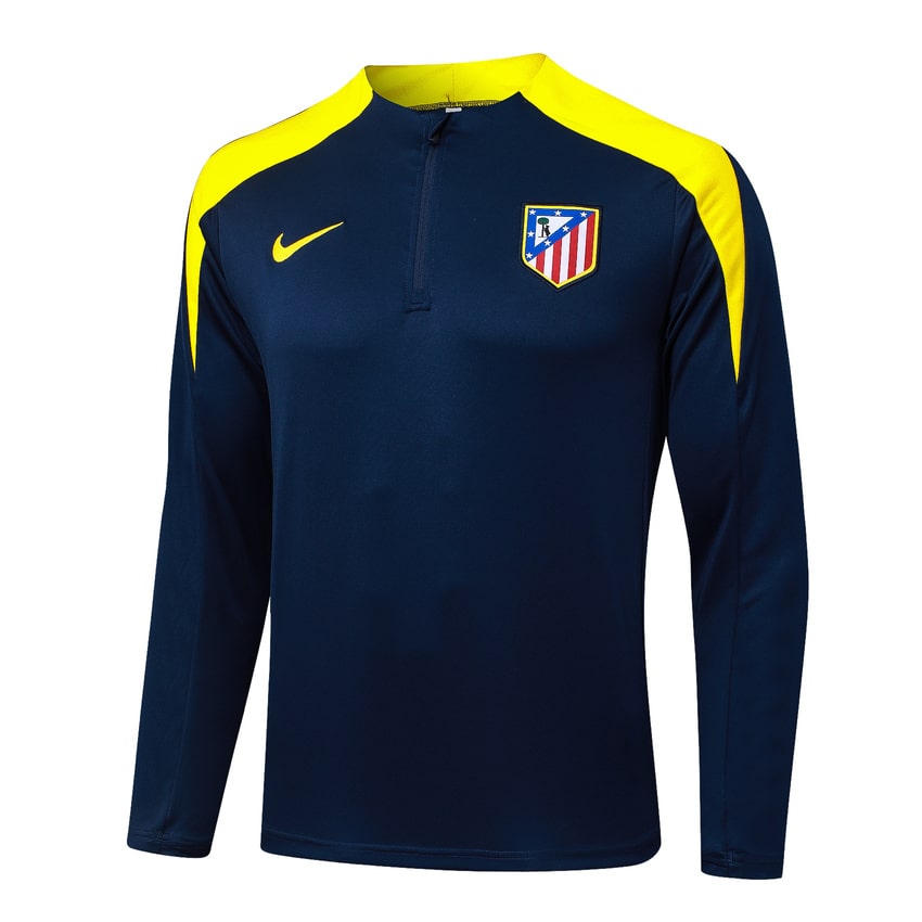 Survetement Atletico Madrid Training Homme 2025 2026 Bleu Jaune | Foot Sport