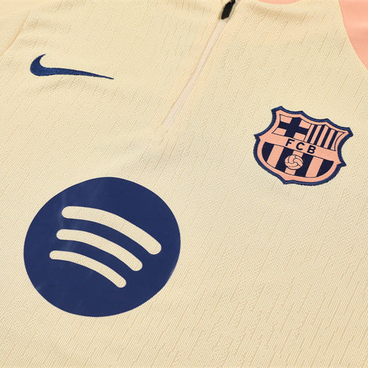 Survetement Barcelone Training Homme/Enfant 2025 2026 Jaune | Foot Sport