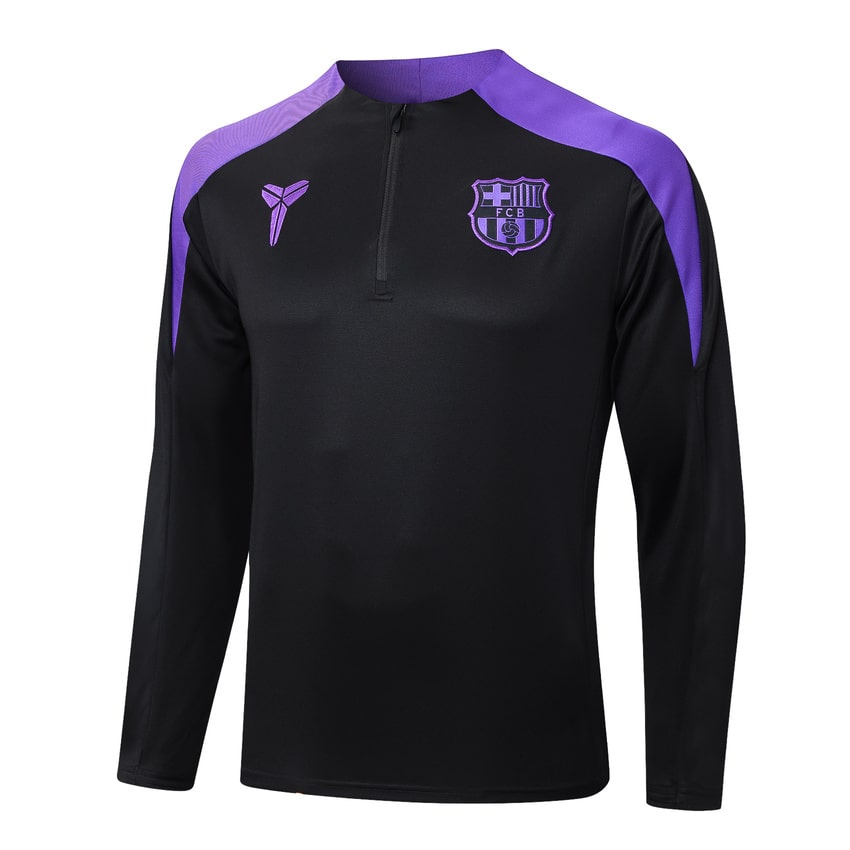 Survetement Barcelone Training Homme 2025 2026 Noir Violet | Foot Sport
