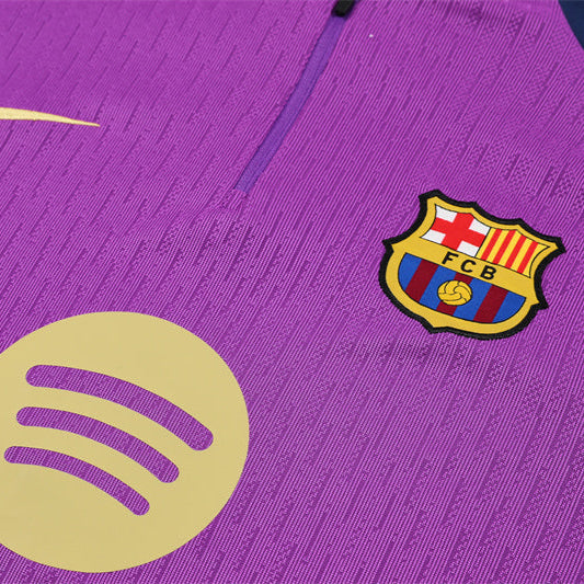 Survetement Barcelone Training Homme/Enfant 2025 2026 Violet Rose | Foot Sport