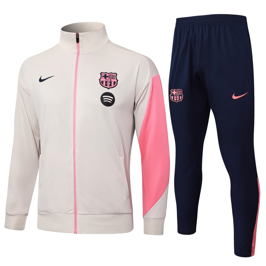 Survetement-Barca-Veste-2025-2026-Beige-Rose-1