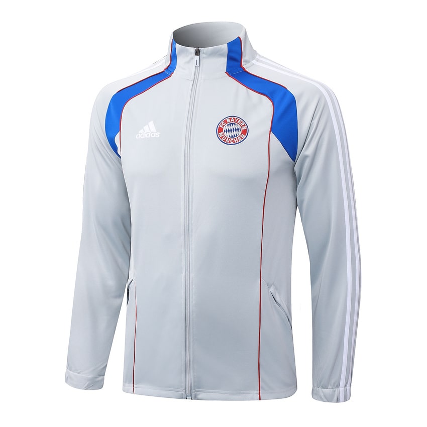Survetement-Bayern-Munich-Veste-2025-2026-Blanc-Clair-4