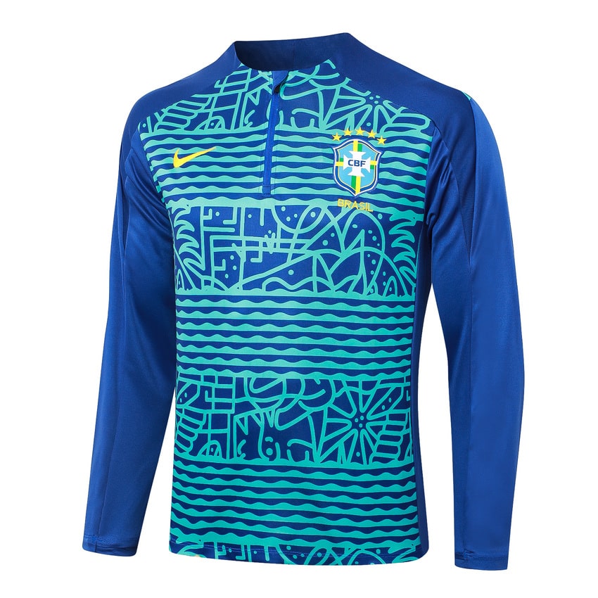 Survetement-Bresil-Training-2024-2025-Bleu-Vert-2