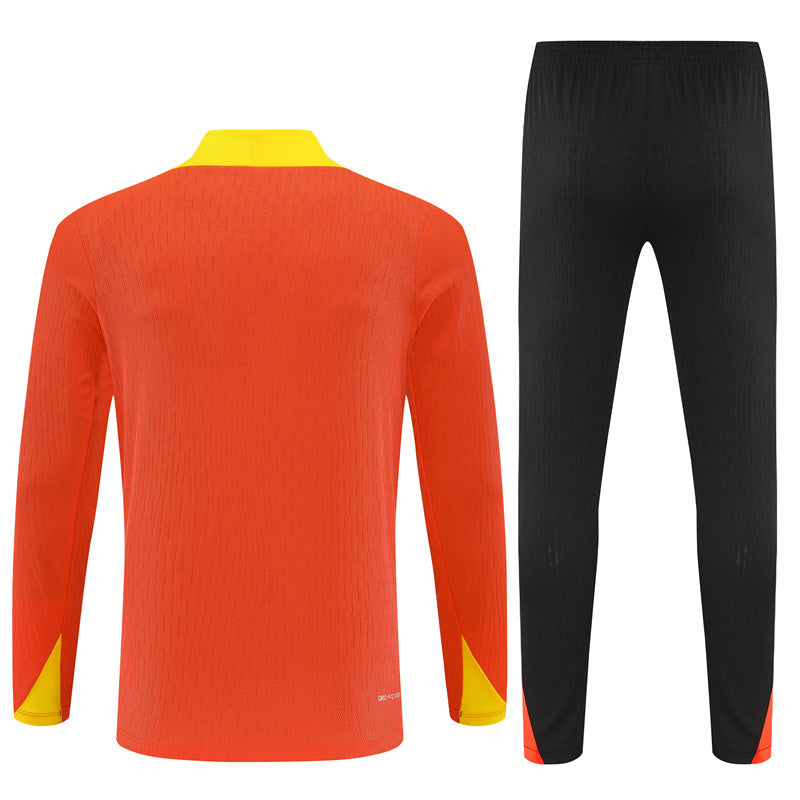 Survetement Bresil Training Homme/Enfant 2025 2026 Orange | Foot Sport