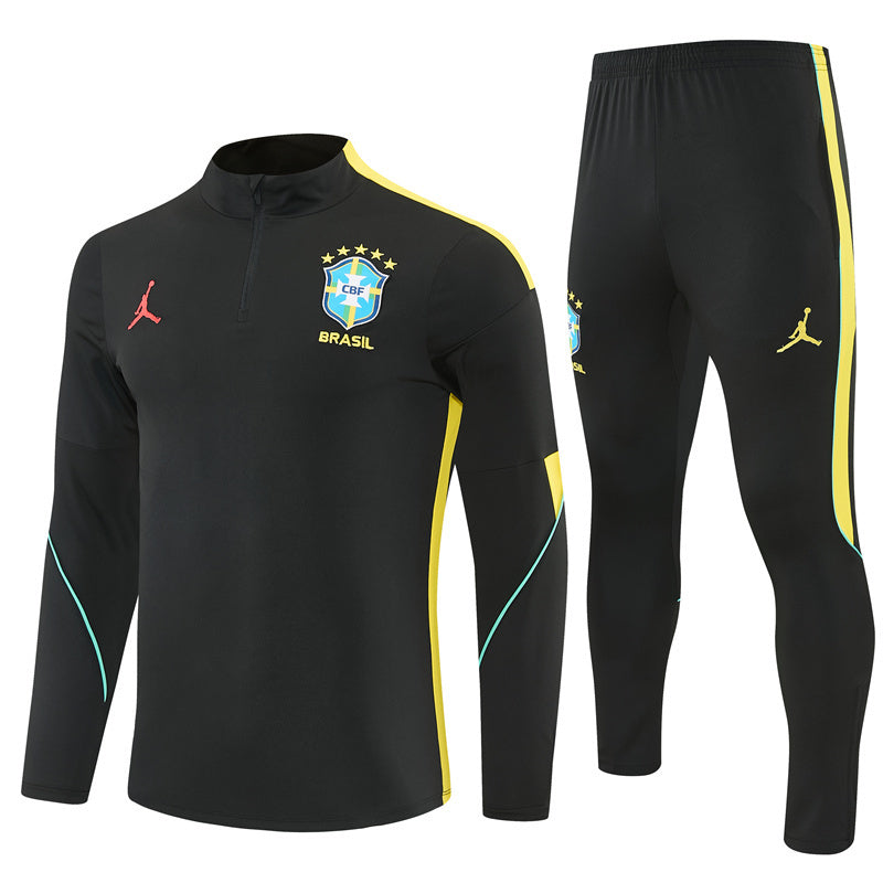 Survetement-Bresil-Training-2026-2027-Noir-Jaune-1