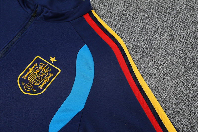 Survetement-Espagne-Training-2026-2027-Bleu-Fonce-3