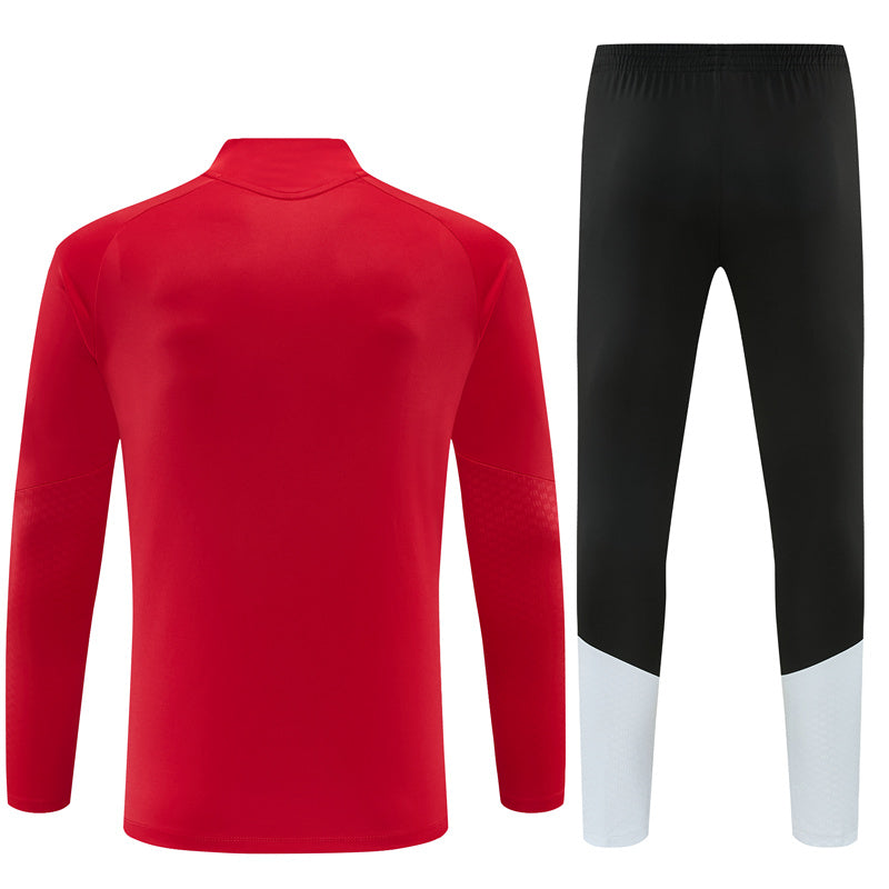 Survetement-Espagne-Training-2026-2027-Rouge-Noir-2