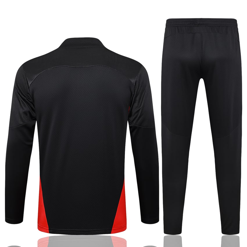 Chándal de entrenamiento del AC Milan para hombre/niño 2024-2025, negro | Fútbol