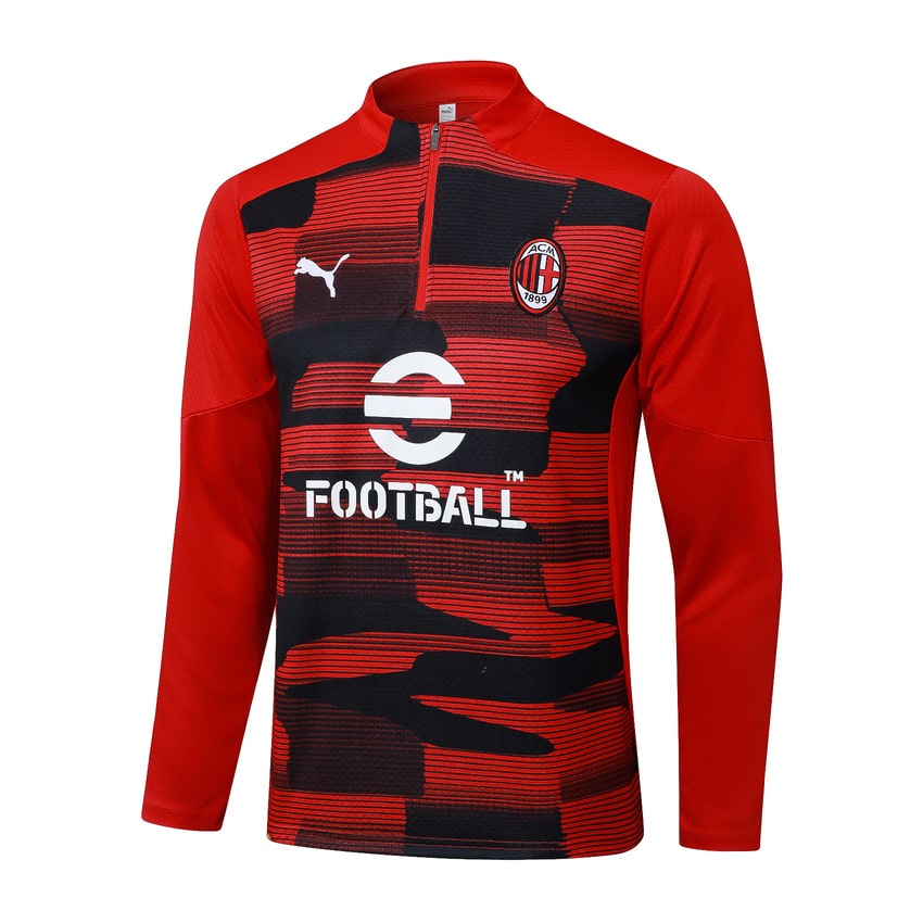 Conjunto de entrenamiento del AC Milan para hombre/niño 2024-2025, rojo | Fútbol