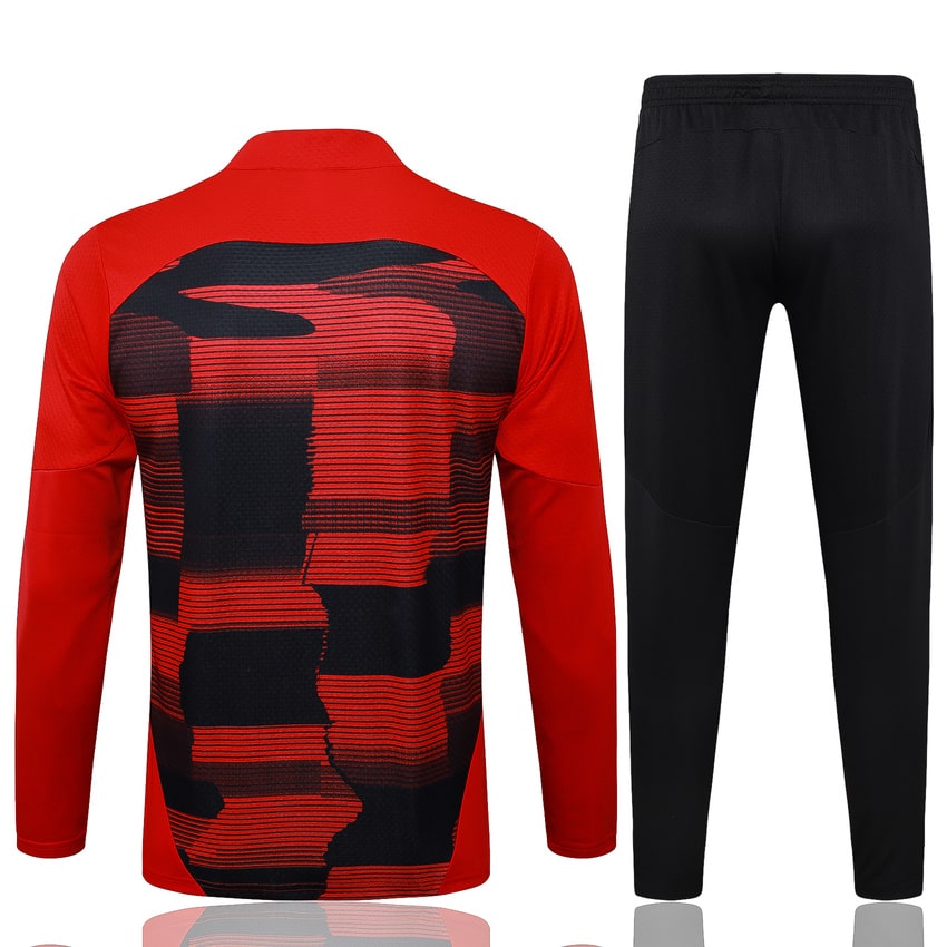 Conjunto de entrenamiento del AC Milan para hombre/niño 2024-2025, rojo | Fútbol